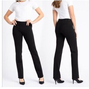 Betabrand straight ponte knit career office yoga pants